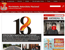 Tablet Screenshot of antorchacampesina.org.mx